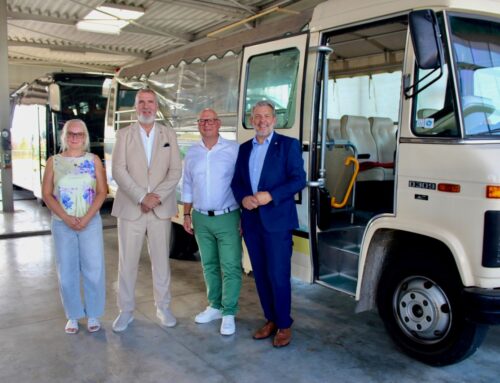 Thüringer Minister Steffen Schütz zu Besuch